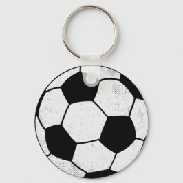 Llavero Estilo gráfico estético de campo de fútbol clásico