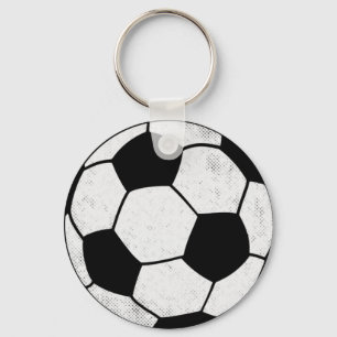 Llavero Estilo gráfico estético de campo de fútbol clásico