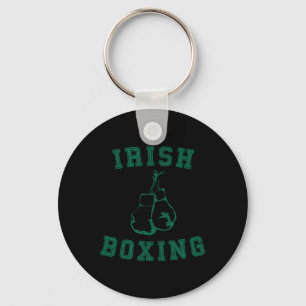 Llavero Estilo molesto de la vendimia verde del boxeo irla