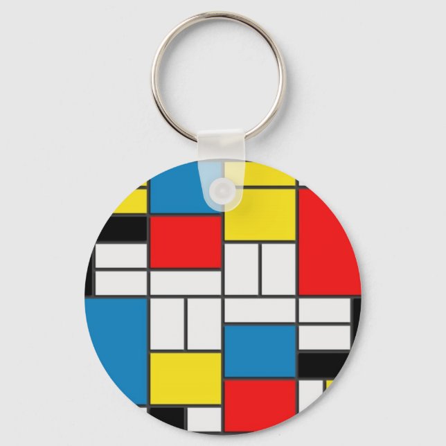 Llavero Estilo mondriano (Anverso)