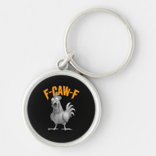 Llavero Estilo Retro Clásico Gallina Divertida F Caw F