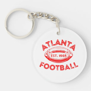 Llavero Estilo vintage de fútbol de Atlanta 