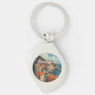 Llavero Estilo Vintage Portofino Genova Italia