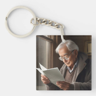 Llavero Estimado Padre Keychain (1) (Regalo desde la dista