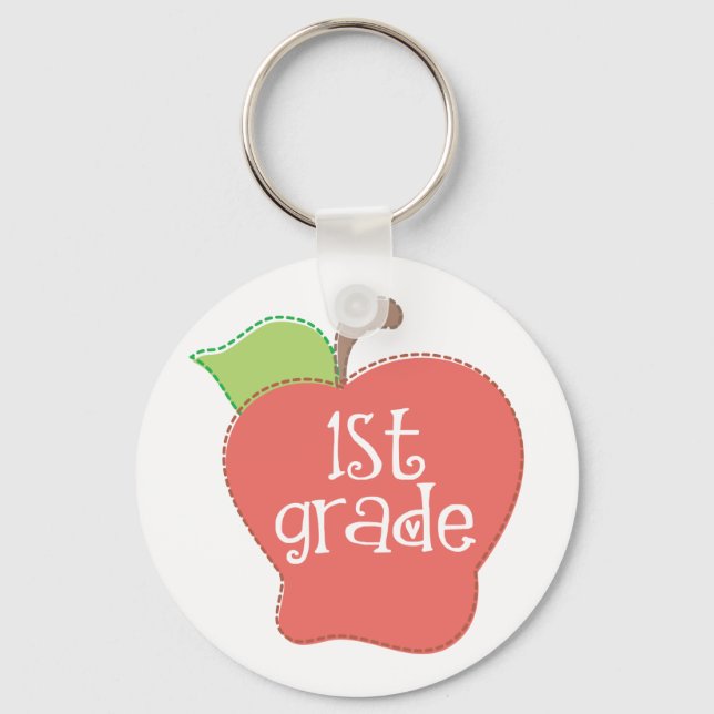 Llavero Estitch Apple 1º grado (Anverso)