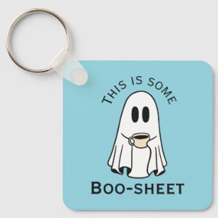 Llavero Esto es algún fantasma boo-sheet con café