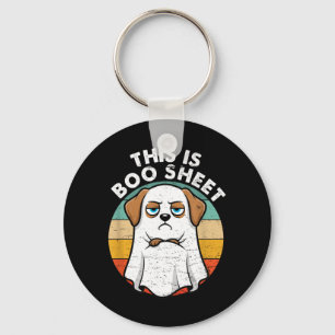 Llavero Esto Es Boo Sheet Perro Labrador Reto Halloween