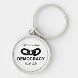 Llavero Esto es lo que parece la democracia
