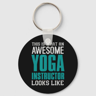 Llavero Esto es lo que parece un instructor de yoga increí