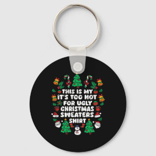Llavero Esto es mi calor para Navidades feos suéter