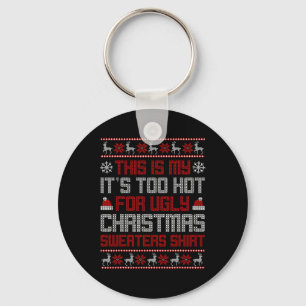 Llavero Esto es mi calor para Navidades feos suéter