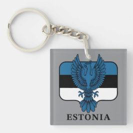 Llavero Estonia del norte de Europa