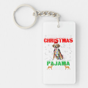 Llavero Estos son mis Navidades Pajama Beagle Lover Navida