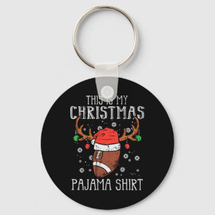 Llavero Estos son mis Navidades Pajama Football Xmas Sport