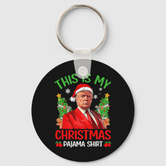 Llavero Estos son mis Navidades Pajama Funny Trump Xmas Pj