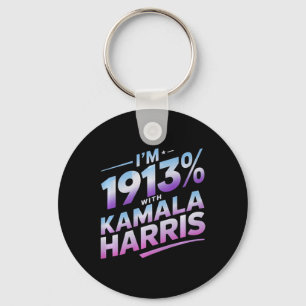 Llavero Estoy 1913% Con Kamala Harris 2024 Premium