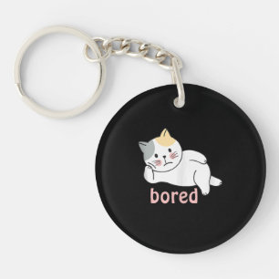 Llavero Estoy aburrido gatito lindo animal