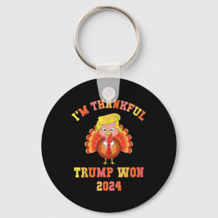 Llavero Estoy agradecido de que Trump ganara el Día de Gra