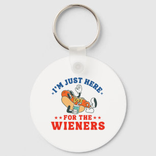Llavero Estoy aquí por el Wieners Hot Dog Patriotic 4t