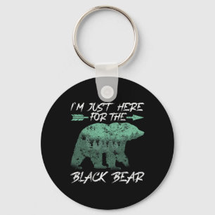 Llavero Estoy aquí por la caza del oso negro