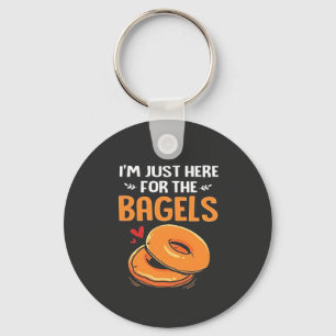 Llavero Estoy aquí por la comida judía Bagels