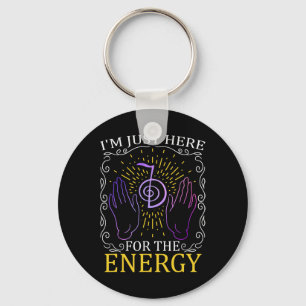 Llavero Estoy Aquí Solo Por La Energía Chakras Manos Sanad