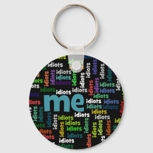 Llavero Estoy completamente rodeado por un grupo de idiota