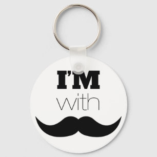 Llavero Estoy con Mustache