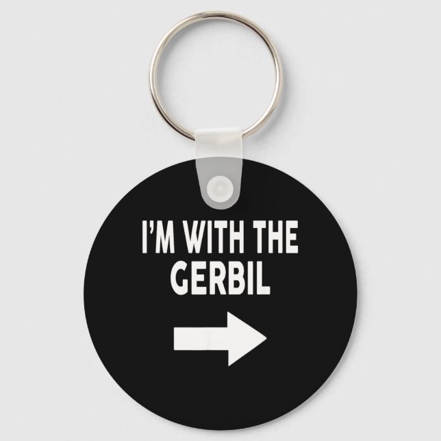 Llavero Estoy con The Gerbil Halloween Gerbil (Anverso)