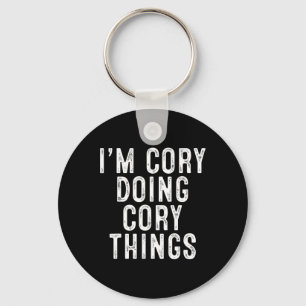 Llavero Estoy Cory haciendo cosas de Cory divertido cumple