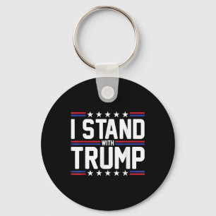 Llavero Estoy de acuerdo con el apoyo de Trump con la band