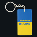 Llavero Estoy de acuerdo con la bandera ucraniana<br><div class="desc">Estoy de acuerdo con la bandera ucraniana</div>