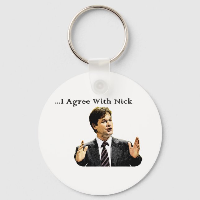 Llavero Estoy De Acuerdo Con Nick (Anverso)