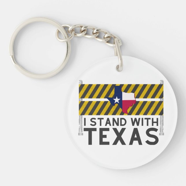 Llavero Estoy De Acuerdo Con Texas (Frente)