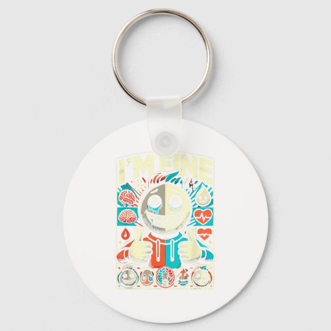 Llavero Estoy de buena ayuda Depresión Ansiedad Salud Ment (Anverso)