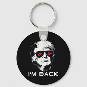 Llavero Estoy De Vuelta Trump 2024 Patriótico Recupera Est