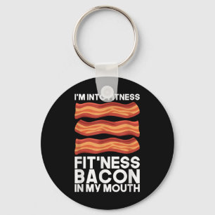 Llavero Estoy En Fitness Bacon En Mi Boca Camiseta Bbq Car