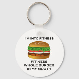 Llavero Estoy en Fitness Burger