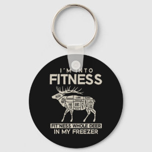 Llavero Estoy en Fitness Fitness Deer en mi Freezer Huntin
