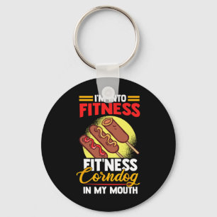 Llavero Estoy en Fitness Fitness Fitness Fitness Corndog e