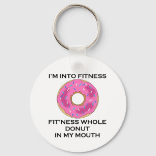 Llavero Estoy en forma de donut