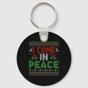 Llavero Estoy en paz, estoy en paz con Navidades feos
