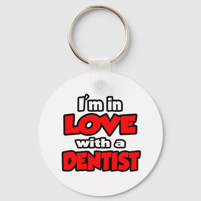 Llavero Estoy enamorada de un dentista (Anverso)
