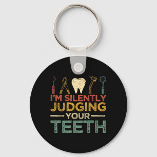 Llavero Estoy juzgando tus dientes en silencio Dentista di