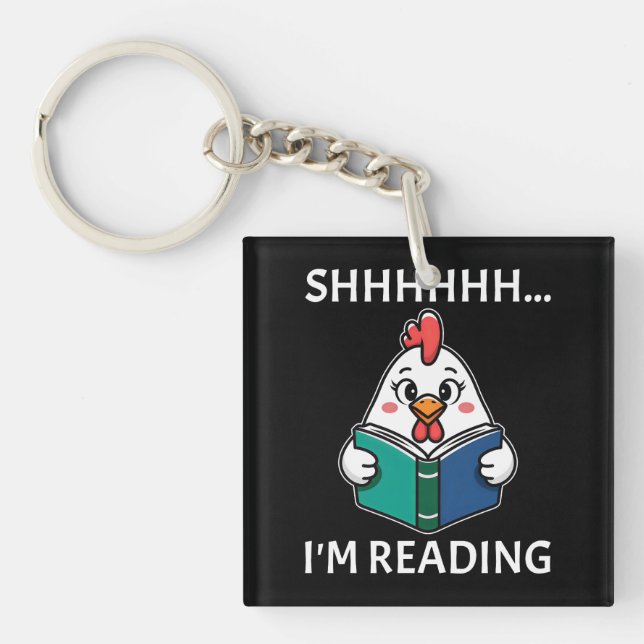 Llavero Estoy leyendo un libro leyendo el amante del libro (Frente)