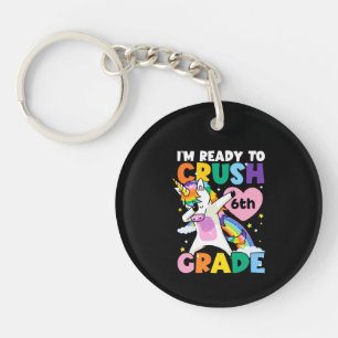 Llavero Estoy listo para aplastar el Corazón Unicornio de 