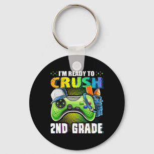 Llavero Estoy listo para aplastar el video de 2º grado Ck 