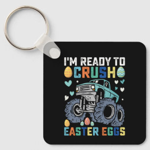 Llavero Estoy Listo Para Aplastar Huevos De Pascua Camión