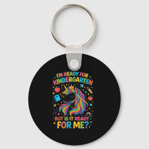Llavero Estoy listo para el unicornio de jardín de infanci