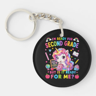 Llavero Estoy listo para el unicornio de segundo grado pri
